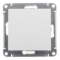 Выключатель Systeme Electric AtlasDesign одноклавишный встраиваемый белый (ATN000111)