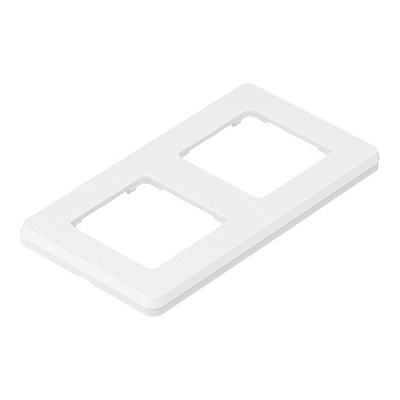 Рамка Legrand Inspiria двухместная белая (673940)