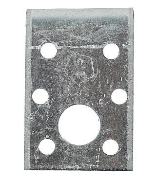 Уголок крепежный оцинкованный 50х50х35х2.5 мм