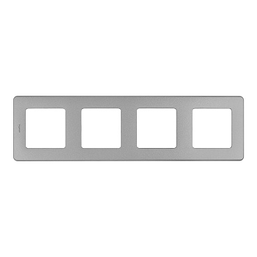 Рамка Legrand Inspiria четырехместная дымчатая (673967)