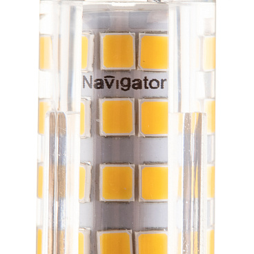 Лампа светодиодная Navigator G9 5 Вт 3000К теплый свет 220 В капсула (712665/71266)