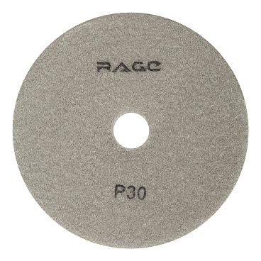 Круг алмазный шлифовальный по камню Rage by Vira гибкий d125 мм P30 для мокрого шлифования