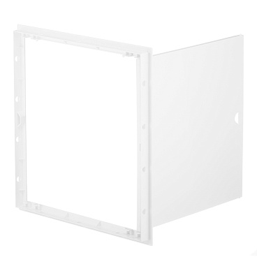 Люк ревизионный Era пластиковый 418х418 мм врезной с ручкой