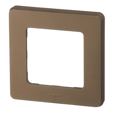Рамка Legrand Inspiria одноместная бронза (673939)