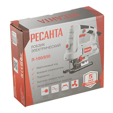 Лобзик электрический Ресанта Л-100/850 850 Вт (75/9/4)