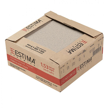 Керамогранит Estima Грес Standard ST01 бежевый 300х300х8 мм (17 шт.=1,53 кв.м)