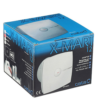 Вентилятор осевой Cata X-Mart 12 170х170 мм d120 мм серебро
