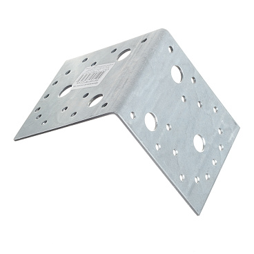 Уголок крепежный оцинкованный 105х105х90х2.5 мм