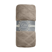 Плед 200х220 см TexRepublic микрофибра бежевый