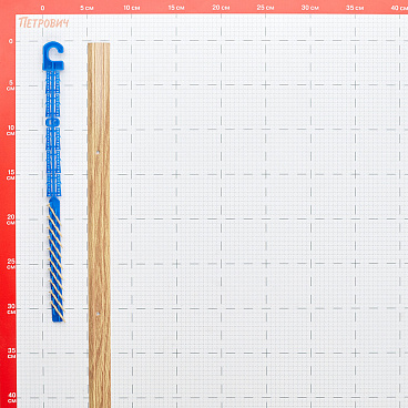 Порог алюминиевый одноуровневый стык 25х1800 мм дуб