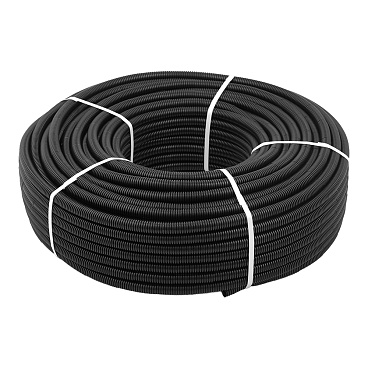 Труба гофрированная ПНД 20 мм тяжелая с зондом (100 м) (071)