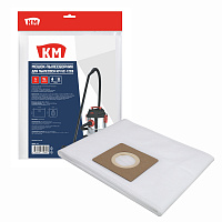 Мешок для пылесоса КМ 15 л к модели VC-1203 полиэстер для сухой и влажной уборки (5 шт.) (SBVC-15)