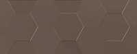 Даймонд 3Т Плитка настенная коричневый 20х50