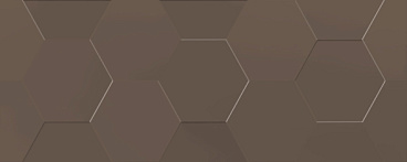 Даймонд 3Т Плитка настенная коричневый 20х50