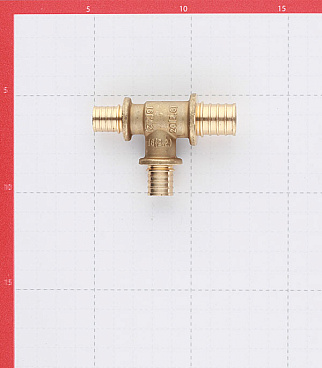Тройник Stout 20 х 16 х 16 мм латунный (SFA-0014-201616)
