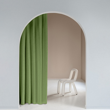 Штора рогожка киви 165х270 см Волшебная Ночь Рогожка (796077)