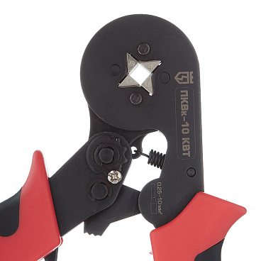 Пресс-клещи КВТ ПКВк-10 для обжима втулочных наконечников 0,25-10 кв.мм (74712)