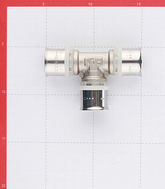 Тройник VALTEC (VTm.231.N.262626) 26(пресс) х 26(пресс) х 26(пресс)