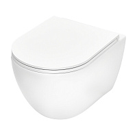 Унитаз подвесной Tece Spring R безободковый с сиденьем дюропласт микролифт (9700998P/9700998)