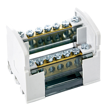 Шина нулевая EKF PROxima 2х7 отверстий в корпусе (sn0-2х7)