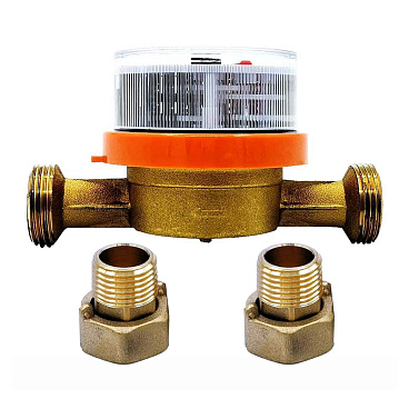 Счетчик универсальный Пульсар DN15 110 мм со сгонами