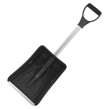 Лопата снеговая автомобильная Павловская Заря полипропилен с металлическим черенком 890х365 мм (156259)