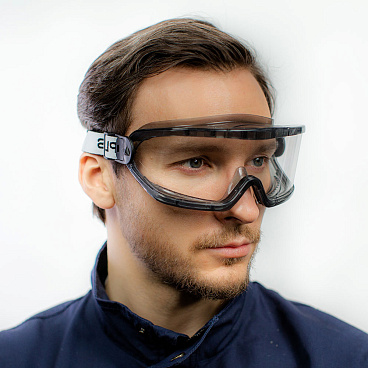 Очки защитные Delta Plus Galeras закрытые с прозрачными линзами антизапотевающие (GALERVI)