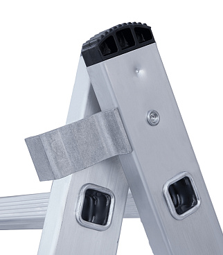 Лестница алюминиевая трансформер двухсекционная 10 ступеней Новая высота бытовая