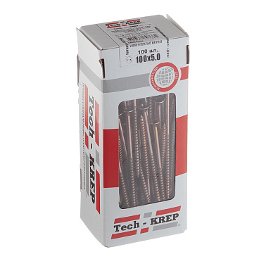 Саморезы универсальные 100x5,0 мм желтые (100 шт.)