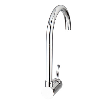 Смеситель для кухни Lavelly Smart хром с высоким изливом однорычажный (624593)