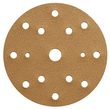 Диск шлифовальный Sunmight Gold d150 мм P80 на липучку бумажная основа (5 шт.)