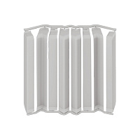 Накладка для прямоугольного плинтуса Идеал Дюра 80 мм светло-серая (8 шт.)