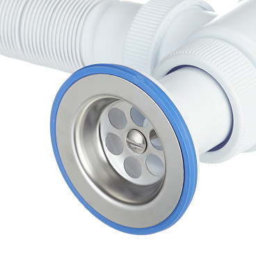 Сифон для раковины и мойки Wirquin Virplast 1 1/2х40 мм с выпуском d70 мм с соединением 40/50 мм (30980676)