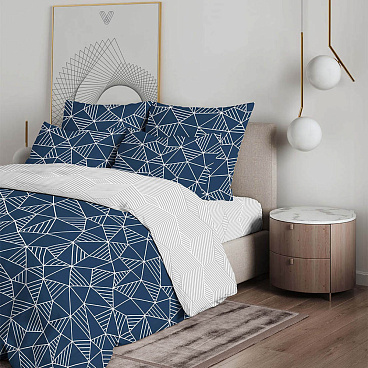 Комплект постельного белья 2-спальный бязь Василиса 9606/1 мультиколор с простыней 200х215 см