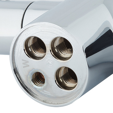 Смеситель для кухни Rossinka Z хром с высоким изливом с подключением к фильтру однорычажный (Z35-29)