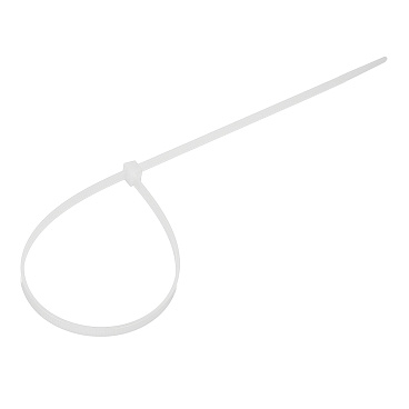 Стяжка кабельная Европартнер 370х4,8 мм нейлонoвая белая (100 шт.)