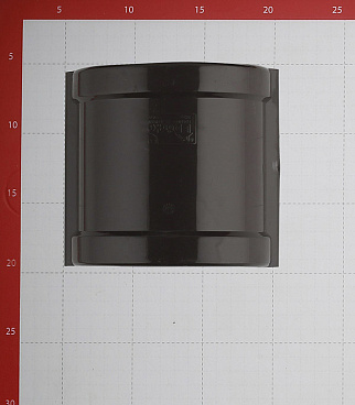 Соединение желоба Docke Lux пластиковое d140 мм шоколад RAL 8019