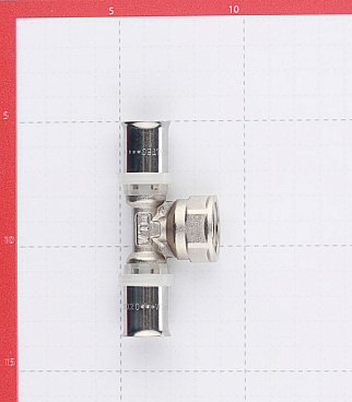 Тройник VALTEC (VTm.232.N.160416) 16(пресс) х 1/2 ВР(г) х 16(пресс)