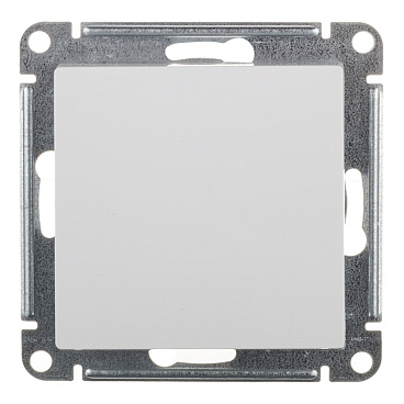 Выключатель Systeme Electric AtlasDesign одноклавишный встраиваемый белый с самовозвратом (ATN000115)