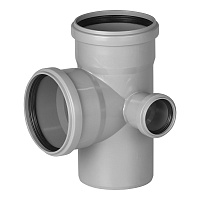 Крестовина Ostendorf HTEDR d110х110х50 мм 87° пластиковая для внутренней канализации (115960)