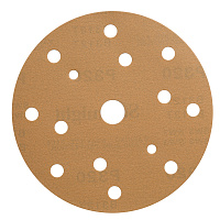 Диск шлифовальный Sunmight Gold d150 мм P320 на липучку бумажная основа (5 шт.)