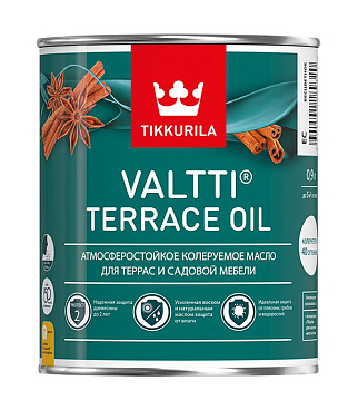 Масло Tikkurila/Tikkivala Valtti Terrace Oil для террас основа EC 0,9 л