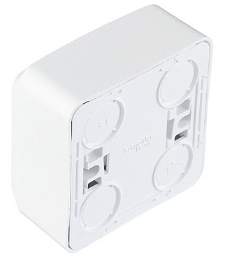 Розетка Systeme Electric Этюд накладная белая (PA16-001B)