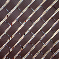 Лента для забора Протэкт 4,8 см х 50 м коричневая
