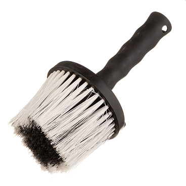 Кисть круглая искусственная щетина пластиковая ручка Matrix d110 мм для эмалей и лаков на водной основе