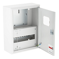 Щит учетно-распределительный навесной EKF PROxima ЩУРн 1/12 металлический IP31 400х300х140 мм 12 модулей с окном для снятия показаний счетчика