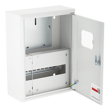 Щит учетно-распределительный навесной EKF PROxima ЩУРн 1/12 металлический IP31 400х300х140 мм 12 модулей с окном для снятия показаний счетчика