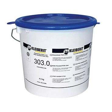 Клей ПВА столярный Kleiberit 303.0 водостойкий D3 4,5 кг