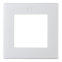 Рамка Simon 24 Harmonie одноместная алюминий (2400610-033)