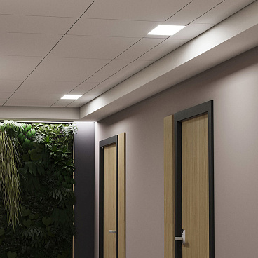 Светильник светодиодный накладной Gauss ДПО-18 6500К 18 Вт IP20 белый (844424318)